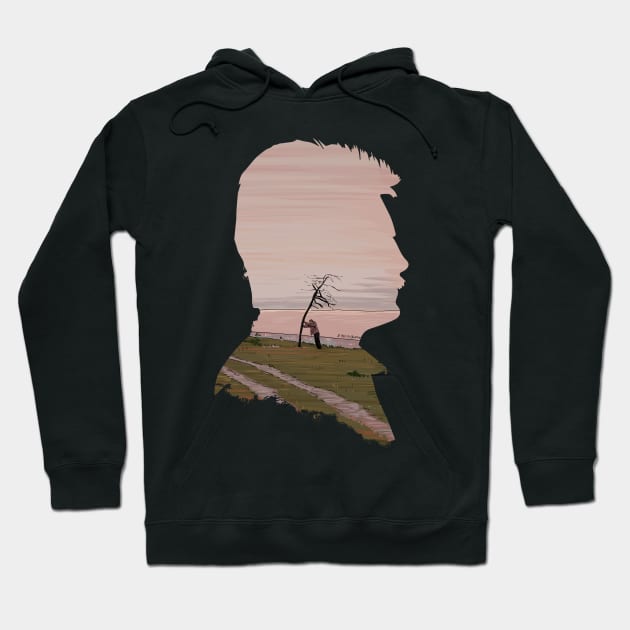 Andrei Tarkovsky The Sacrifice Tree Illustration Hoodie by burrotees